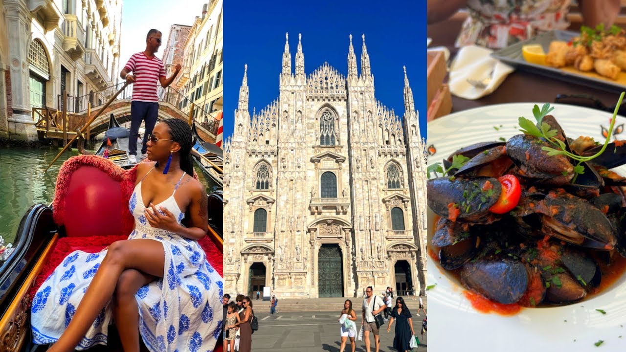 MILAN & VENICE ITALY Vlog 2022 | Duomo, Galleria Mall, The Last Supper, Nightlife, & Gondola Ride
