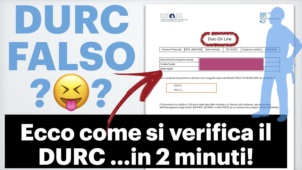 DURC FALSO ?😝? Ecco come si verifica o richiede il DURC ...in 2 minuti!