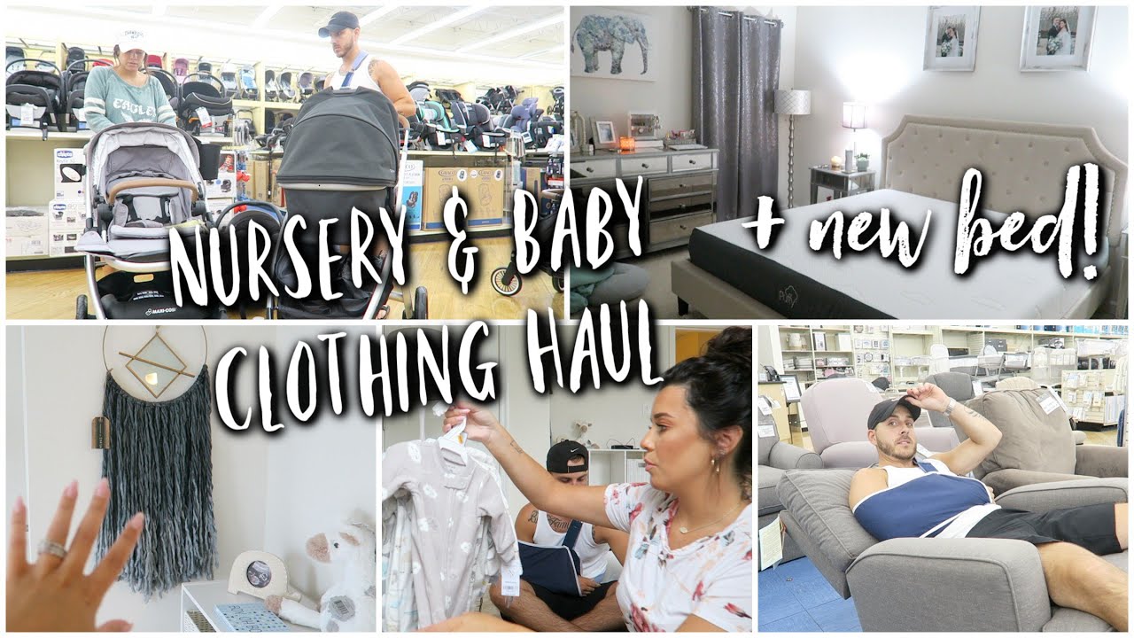 Nursery & Baby Clothing HAUL + We got a new bed!