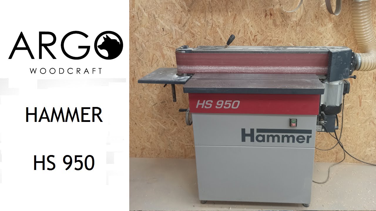 101 - Oscylacyjna szlifierka taśmowa HAMMER HS 950