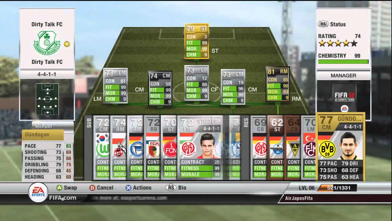 FIFA 12 Road To Glory Ep.11 - Ultimate Team - with AirJapesFifa