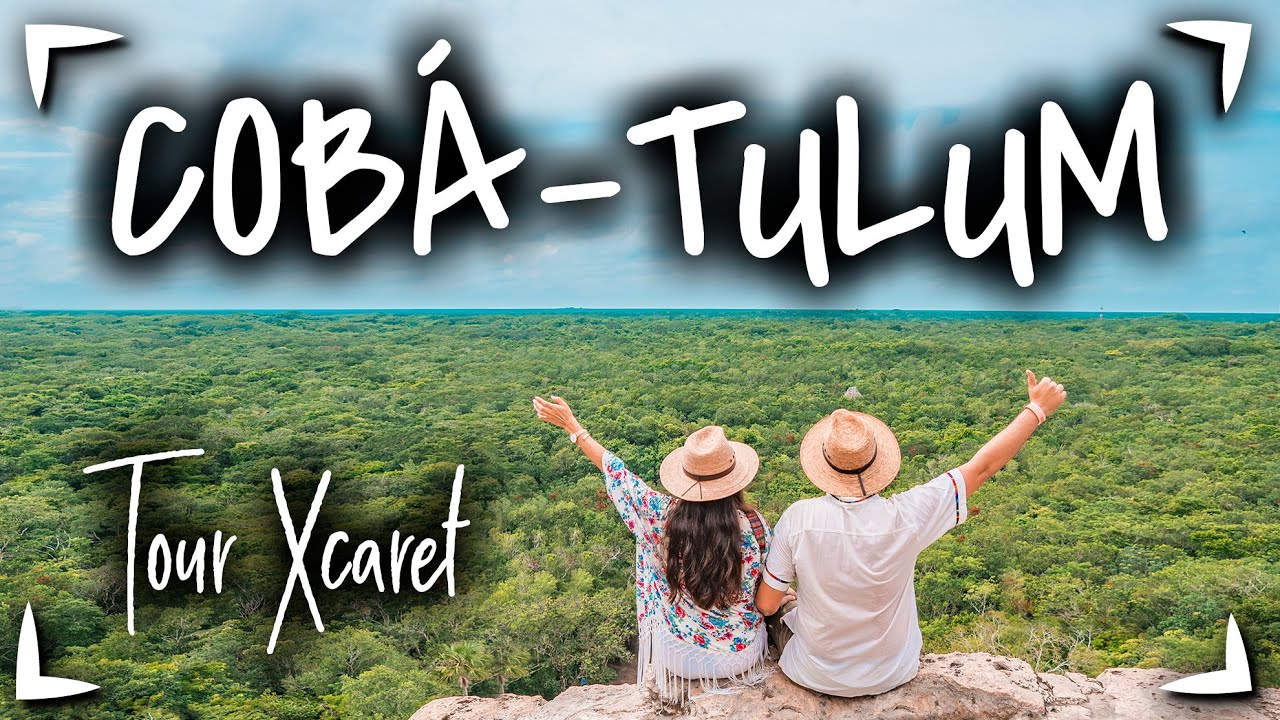 Tour TULUM COBA + Xel Ha ► Tour de XCARET 🔴 TOUR de 1 DIA a Tulum y Coba ✅ Tours en CANCUN MEXICO