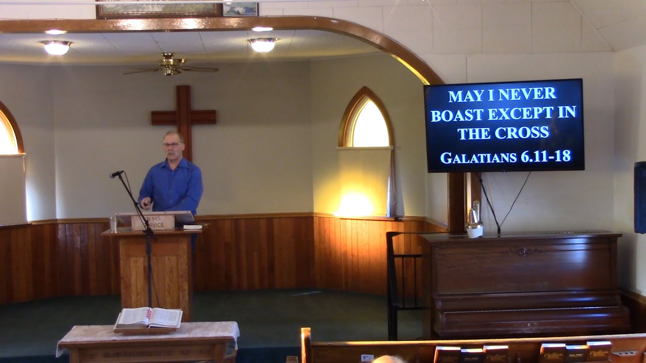 May I never boast except in the cross