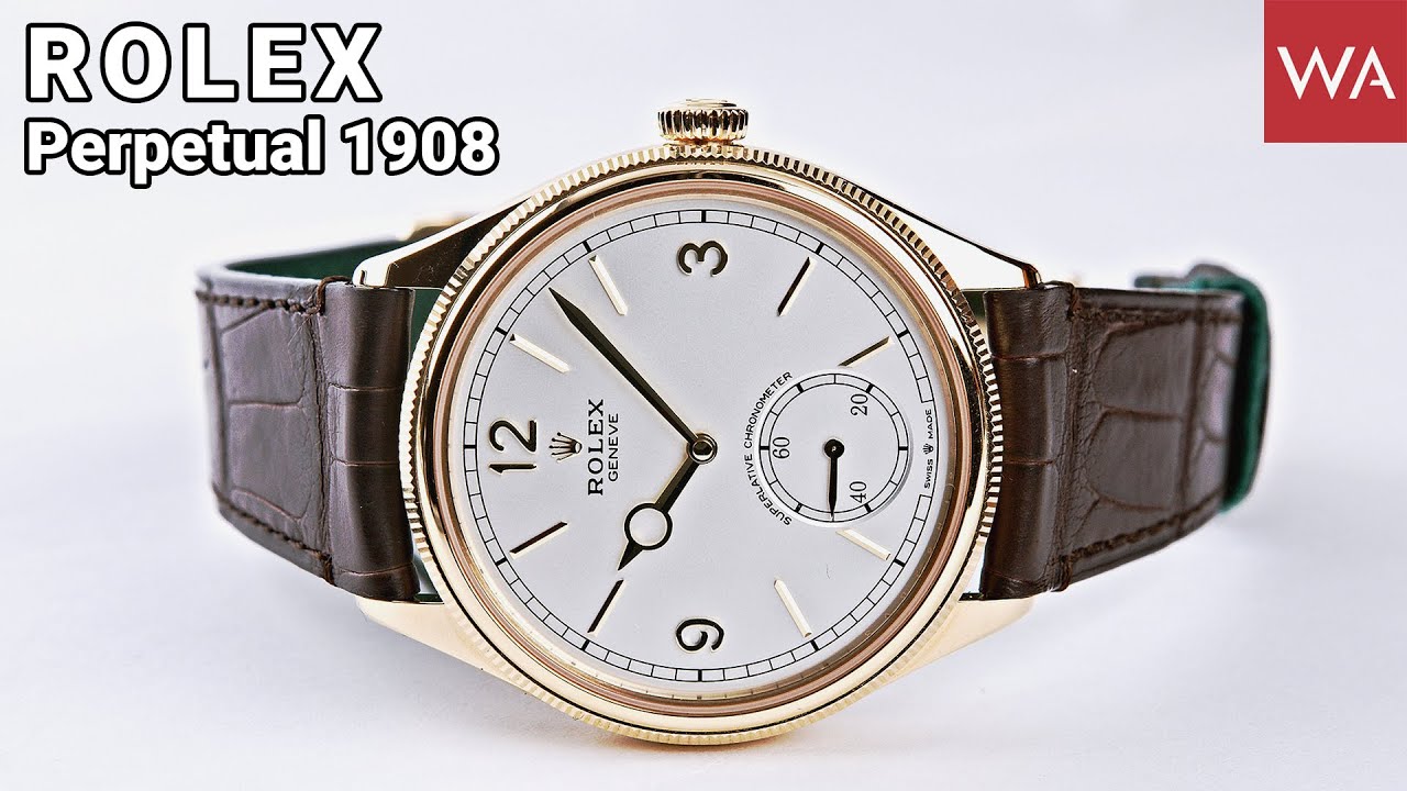 ROLEX Perpetual 1908. An Elegant, Excellent + Understated Watch. Quintessential Watchmaking!