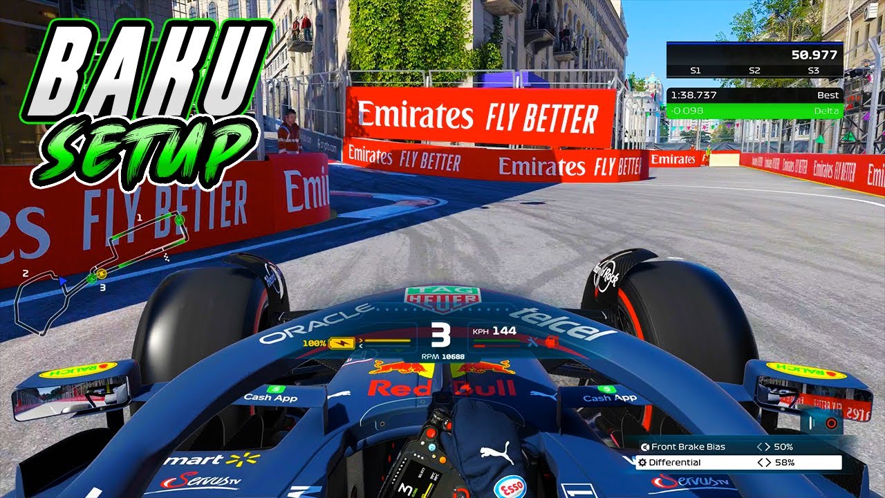 F1 22 BAKU HOTLAP + SETUP (1:38.671)