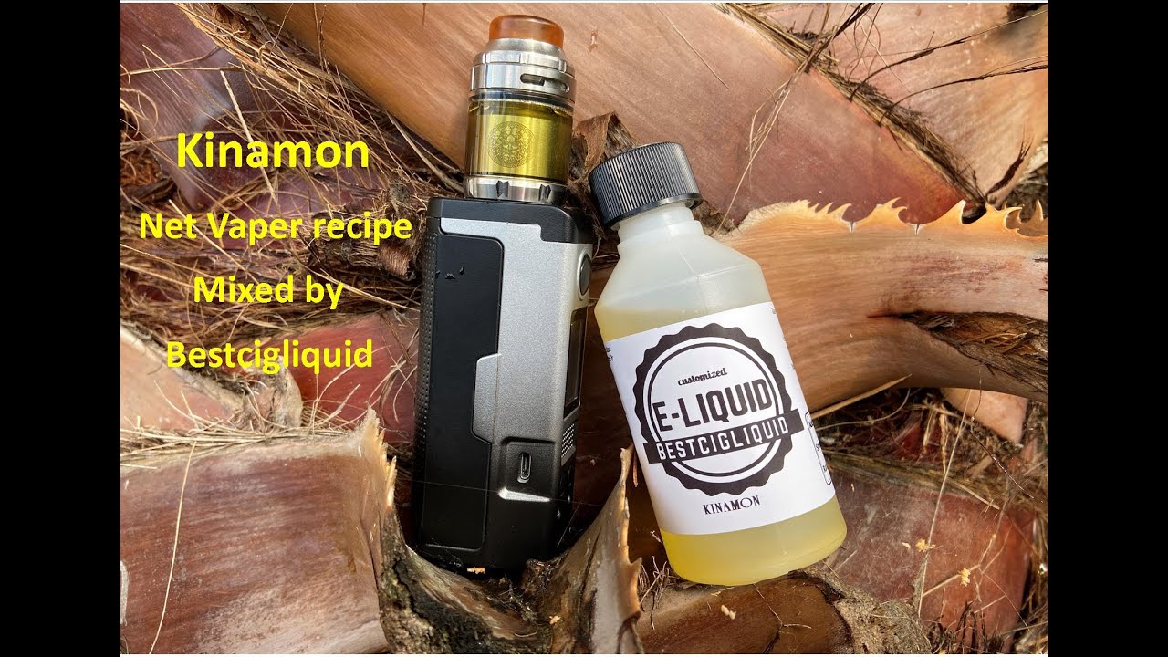 Kinamon | Dessert e-liquid review | Net Vaper recipe | Mixed by bestcigliquid | Perfect!!!