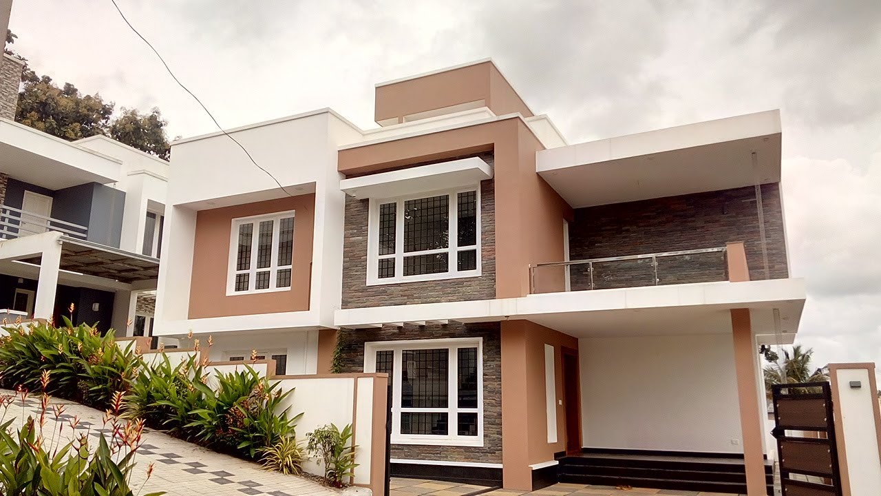 4.50 cent 2200 sqft 4bhk New posh stylish Villa for sale in Kerala ernakulam Kakkanad NewCastle