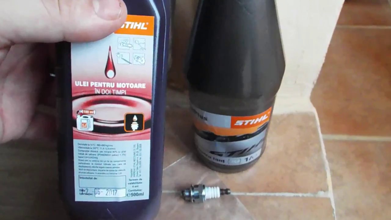Ulei de lant Forest Plus si de amestec Stihl ulei doi timpi 2 t