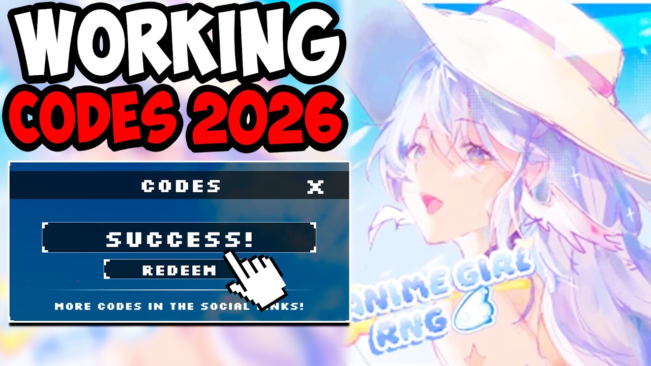 *НОВОЕ ОБНОВЛЕНИЕ* ВСЕ РАБОЧИЕ КОДЫ ДЛЯ ANIME GIRL RNG В 2026 ГОДУ! КОДЫ ROBLOX ANIME GIRL RNG