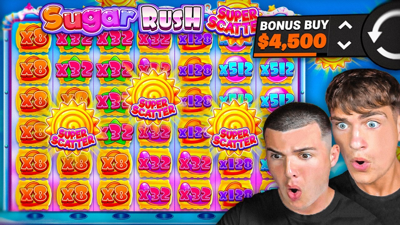 HUGE BONUS BUY SESSION ON SUGAR RUSH SUPER SCATTER!
