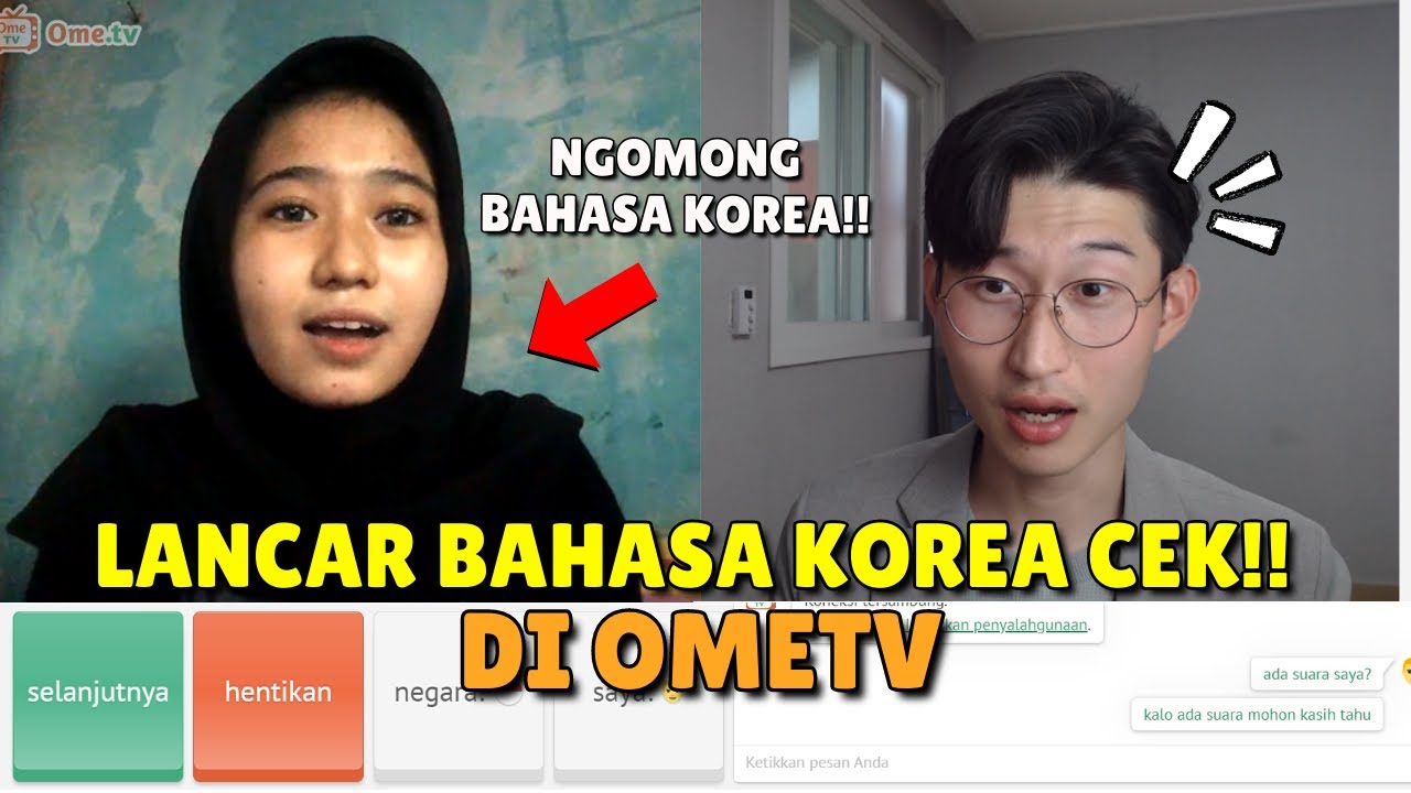 KAGET! KETEMU CEWEK INDO YANG LANCAR BAHASA KOREA(+CANTIK) DI OMETV