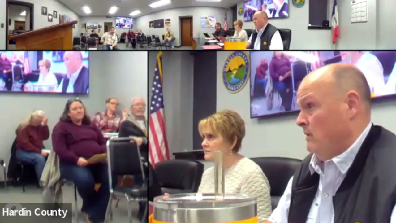 Hardin County Board of Supervisors Meeting 11/19/2025