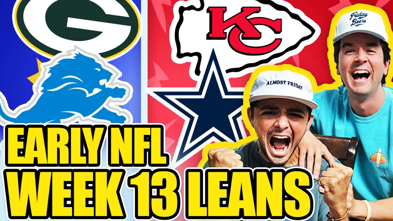 Week 13 Early Betting Predictions: Packers-Lions, Ravens-Bengals, Chiefs-Cowboys, Eagles-Bears