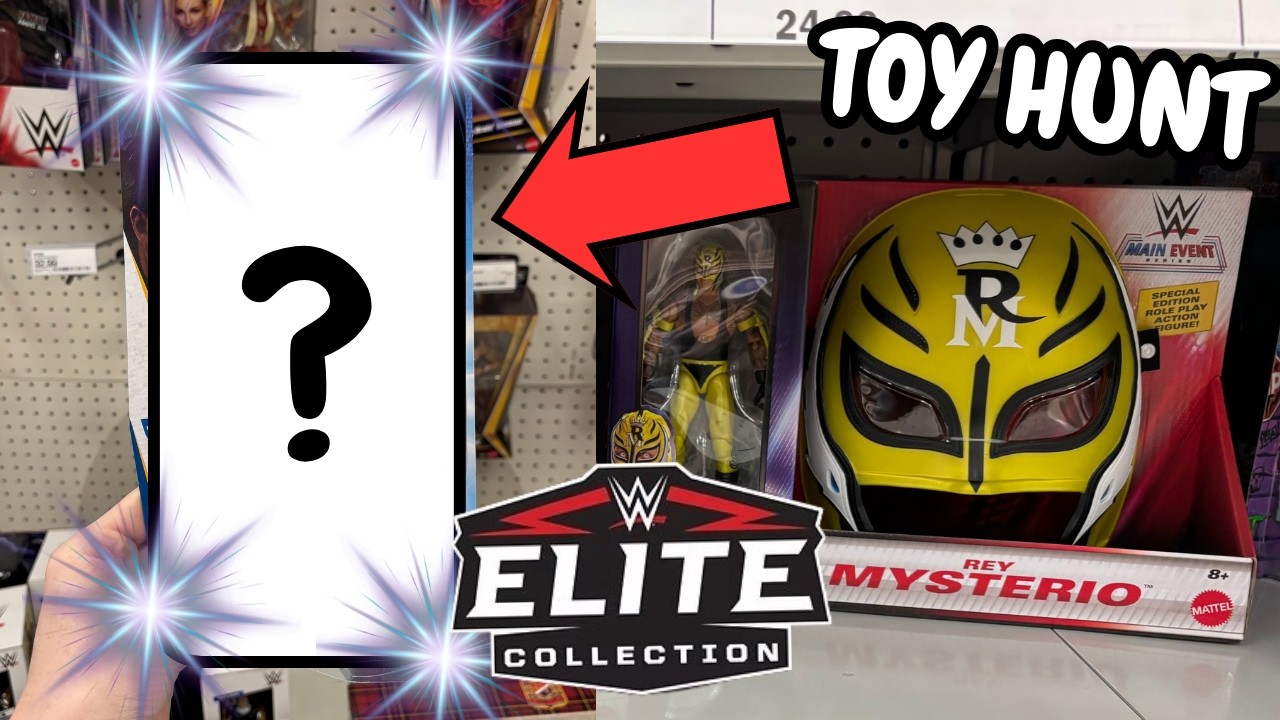 FINDING NEW MYSTERY WWE FIGURE ON A WWE TOY HUNT!