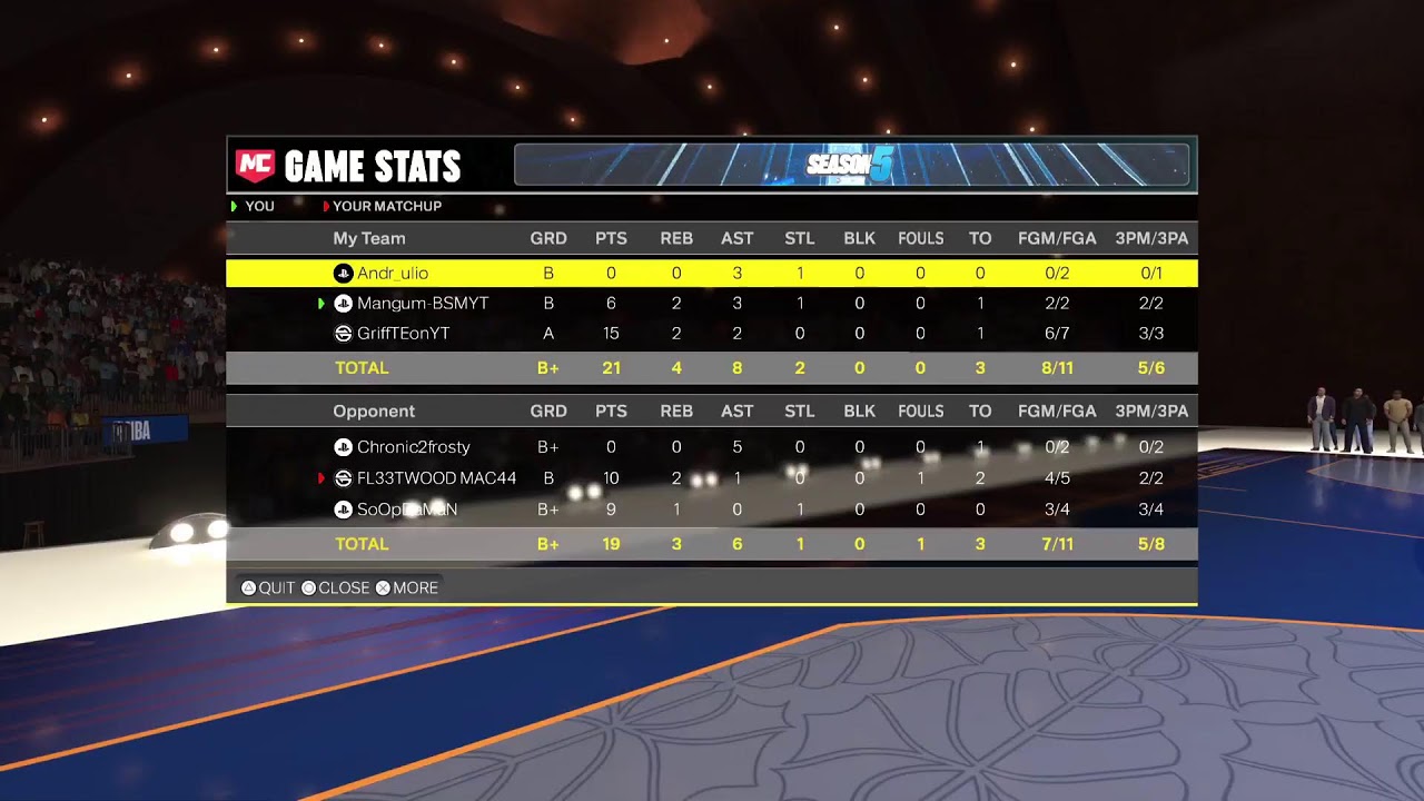 BACK NBA 2K26  Season 5PARK