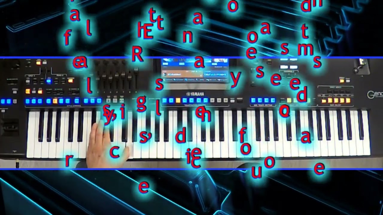 JENSEITS VON EDEN by NINO DE ANGELO on a Yamaha Genos Keyboard with the YAMREGS Soundpack YR00048.