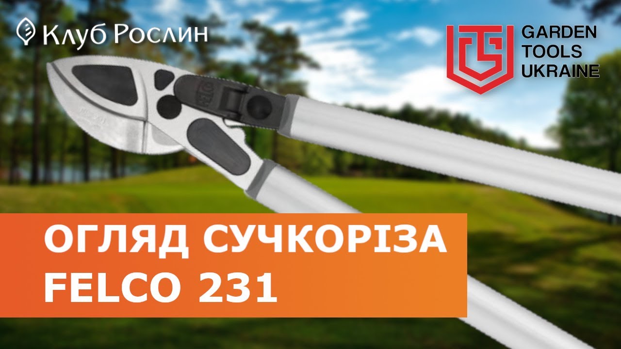 Felco 231: сучкорез с рычажной системой и изогнутой наковаленкой (Швейцария)