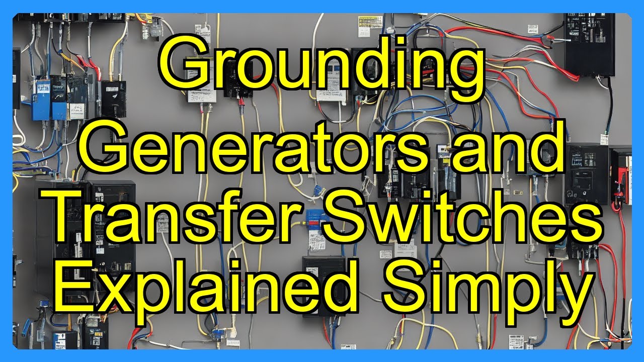 Grounding Generators and Transfer Switches Explained Simply