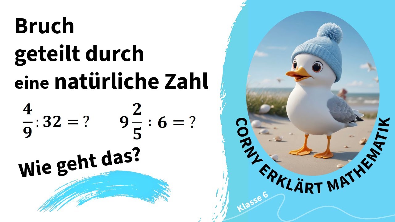 Division von Brüchen durch natürliche Zahlen, Bruch durch Zahl