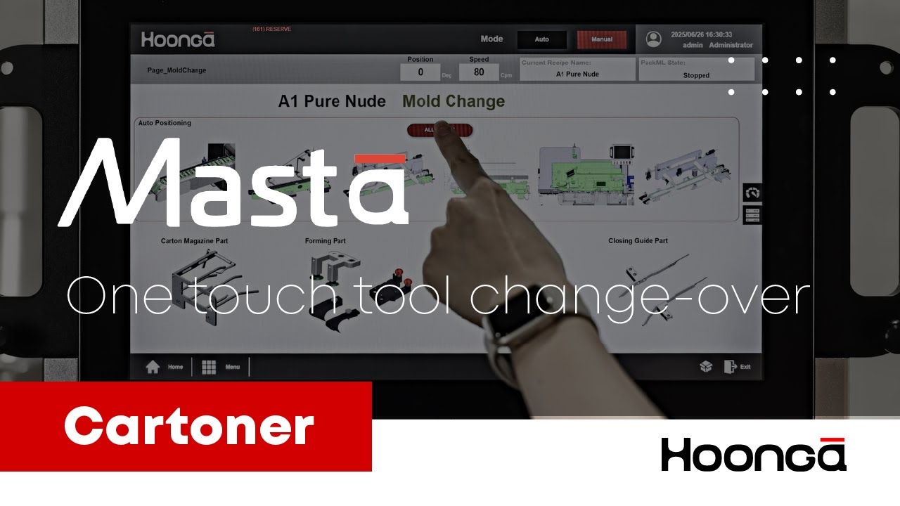 Masta 2025  One touch tool changeover
