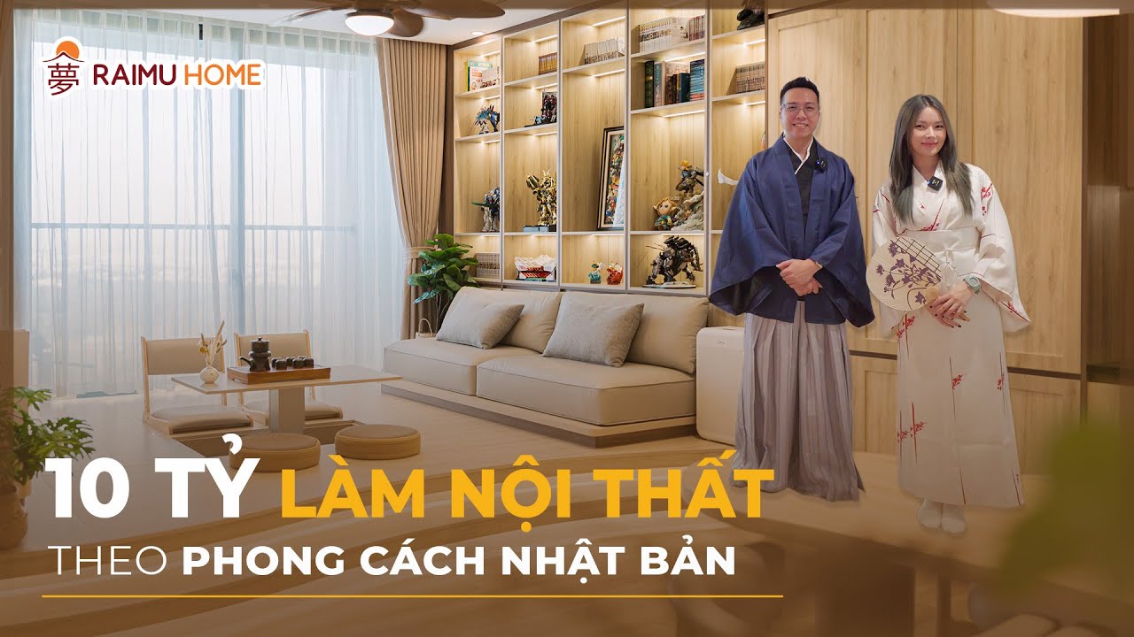CĂN HỘ 10 TỶ LÀM NỘI THẤT theo Phong Cách Nhật Bản