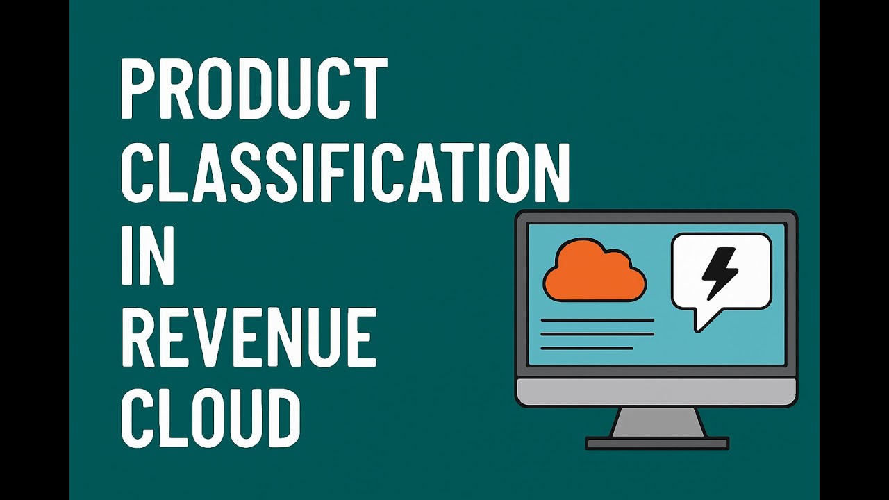 Revenue Cloud - Product Classification Setup