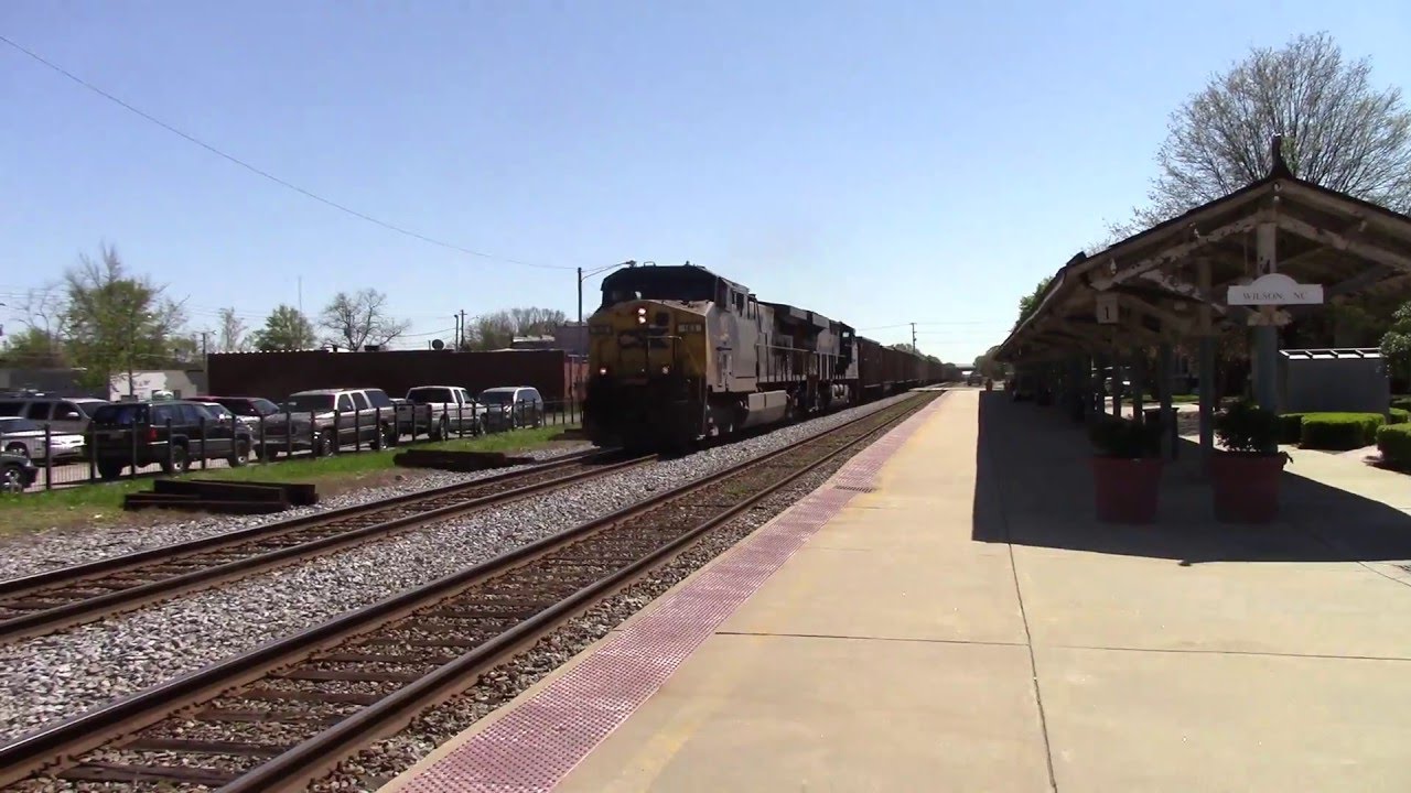 CSXT U366-02 AC44CW/ES44AH with the TILX Coal Cars with Hammer Down rolling out of town Good K5LA Ho