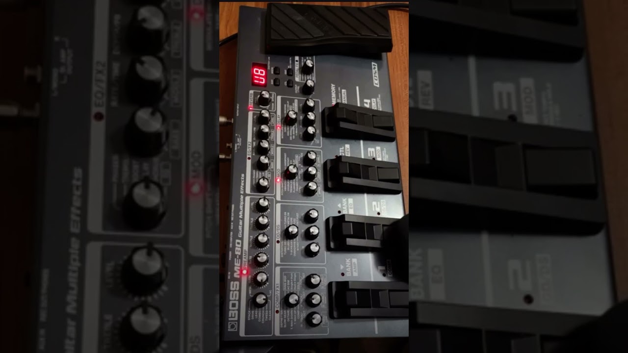 Boss ME-80 how to use CTL function  and phase looper in Tagalog language