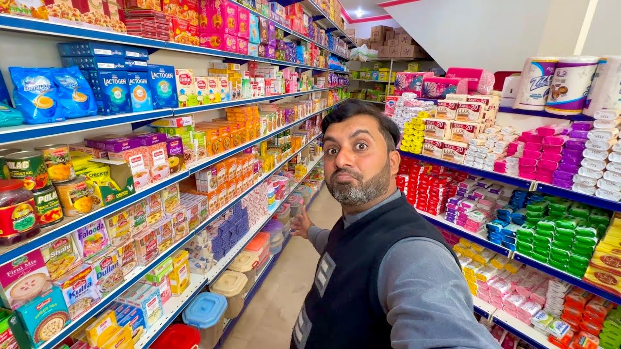 ASMR 30 minutes in super store with store owner and worker