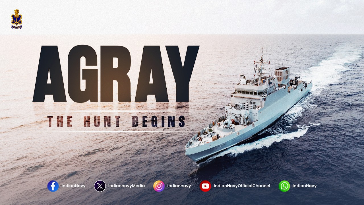 INS Agray Unveiled: India&rsquo;s Latest Anti-Submarine Warfare Hunter