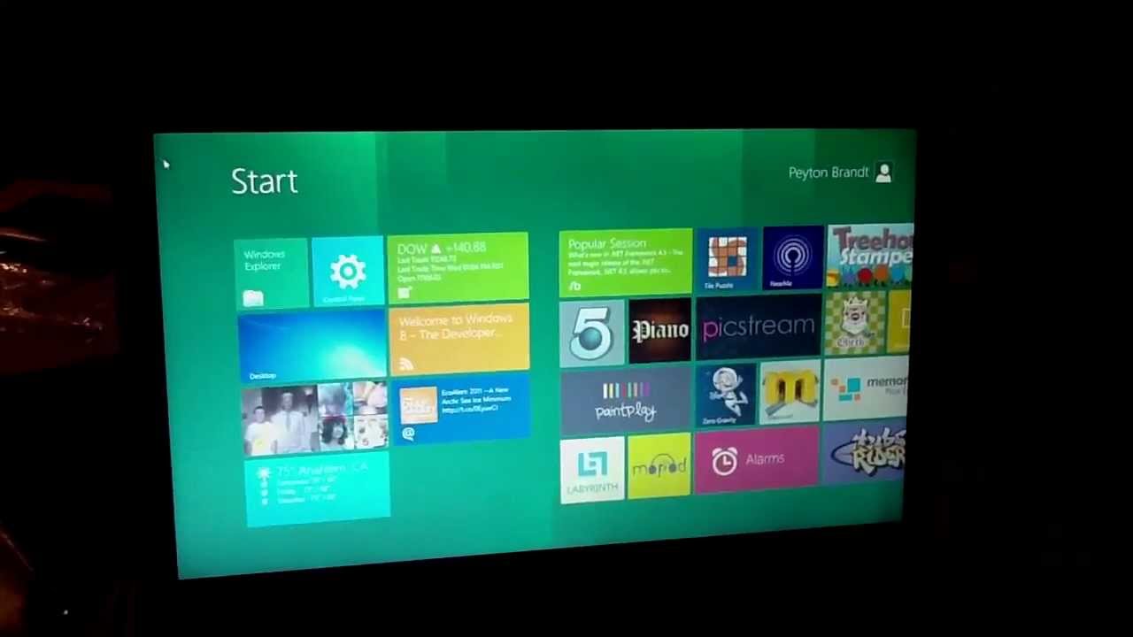 Windows 8 Walkthrough