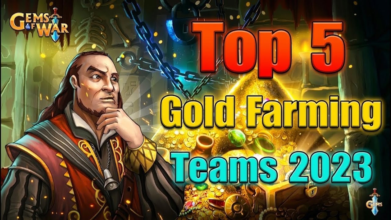 Gems of War Gold Faming Top 5 Teams 2023 #gemsofwar #goldfarming #gemsofwarexplore12 #crisp