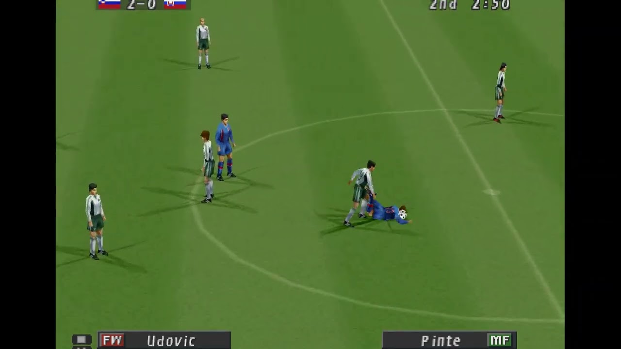 ISS Pro Evolution 2 | PlayStation/PS1 | Slovakia vs Slovenia