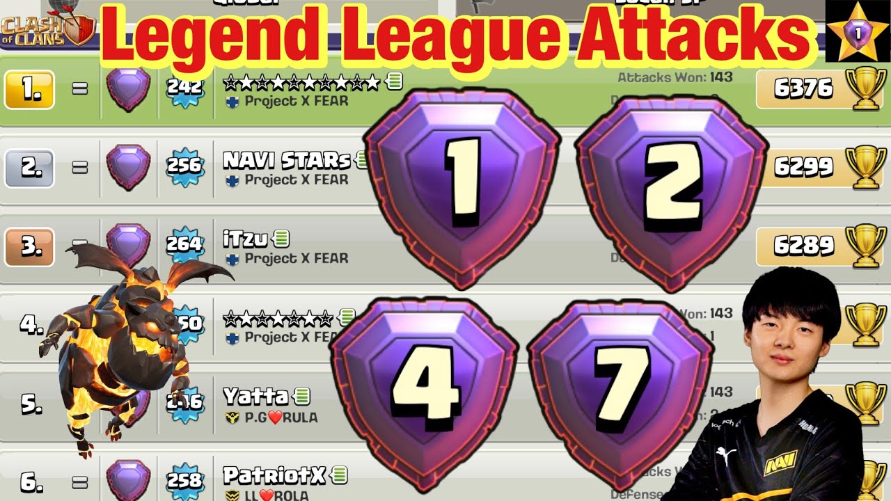 Legend League Attacks January Season Day23 Zap Lalo
