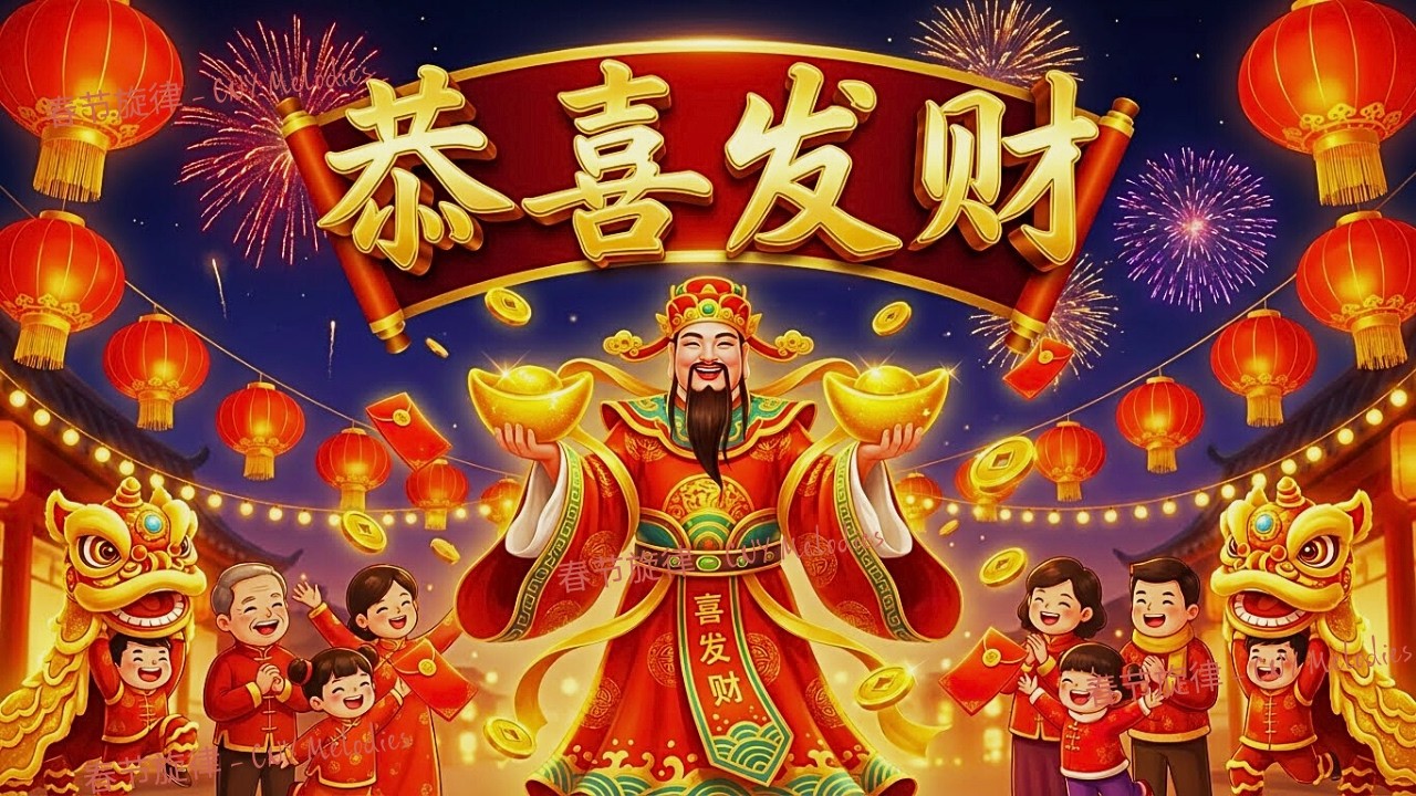 NO.1 2026 新年賀歲歌曲 - 迎財神發大財《傳統經典》- 新年群星賀歲金曲專輯 | Chinese New Year Songs 2026