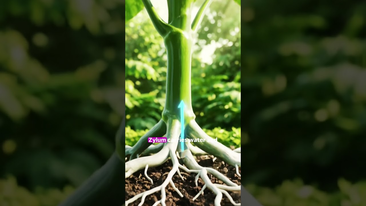 🌿 &ldquo;How Plants Transport Water and Food | Xylem & Phloem Explained&rdquo;
