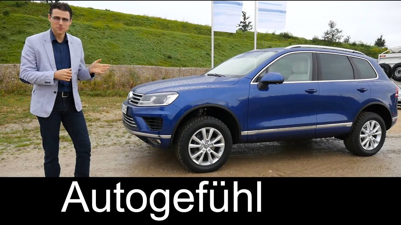 2016/2015 Volkswagen Touareg review + OFFROAD test ride VW Touareg Facelift - Autogefühl