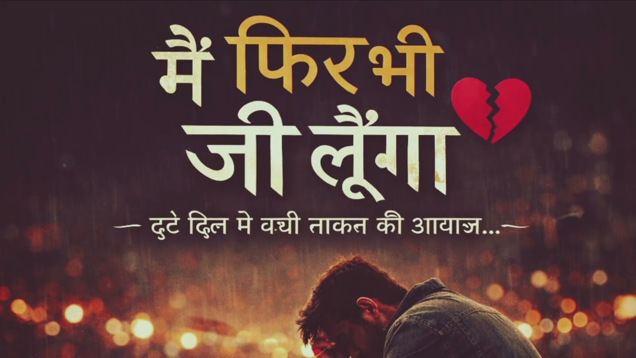 Mai Fir Bhi Jee Lunga | Emotional Heart Touching Song | Sad Song | Broken 💔 Heart | Love Forever 💕💕💕