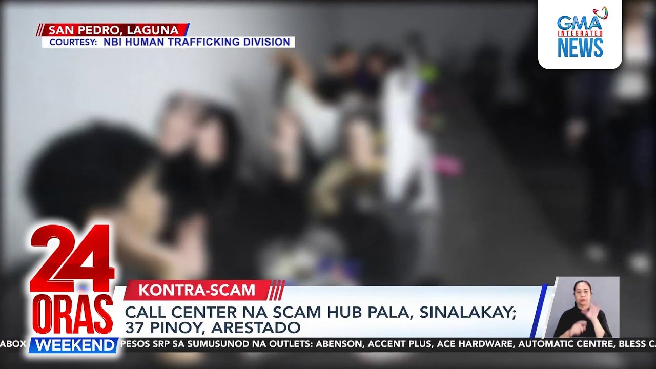 37 Pinoy, arestado sa sinalakay na call center na scam hub pala | 24 Oras Weekend