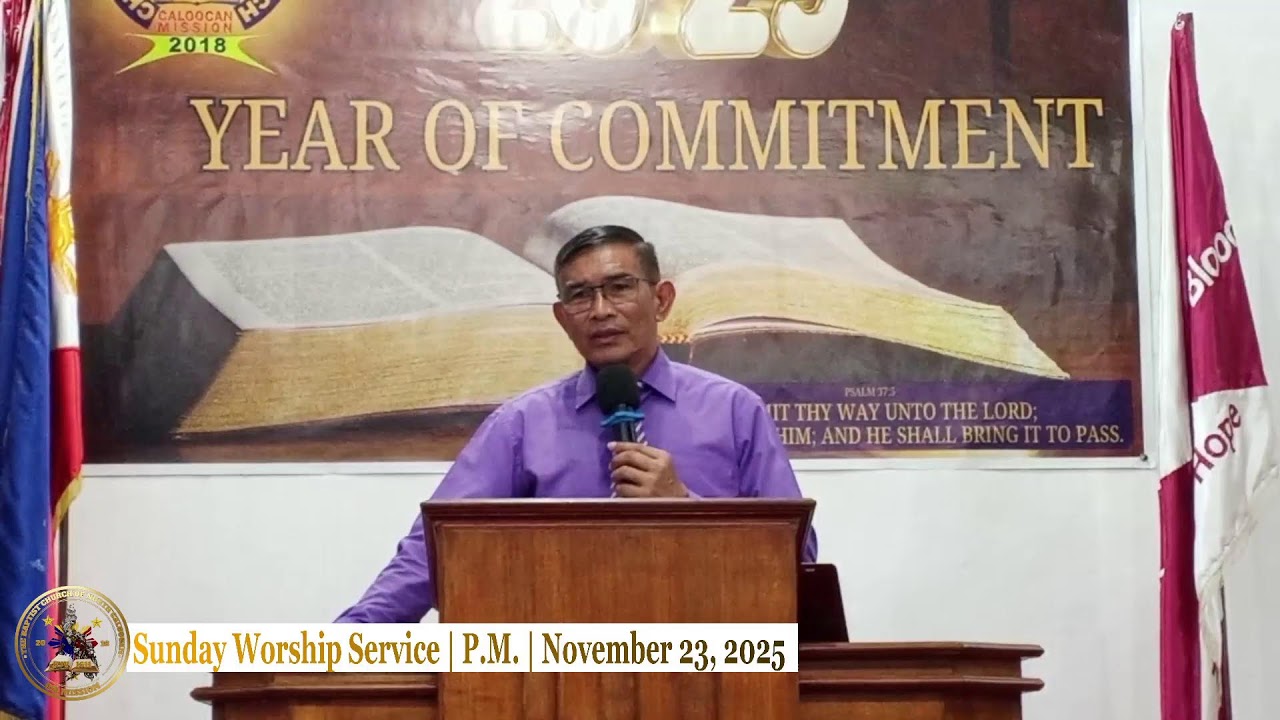 Sunday Worship Service | P.M. | November 23, 2025
