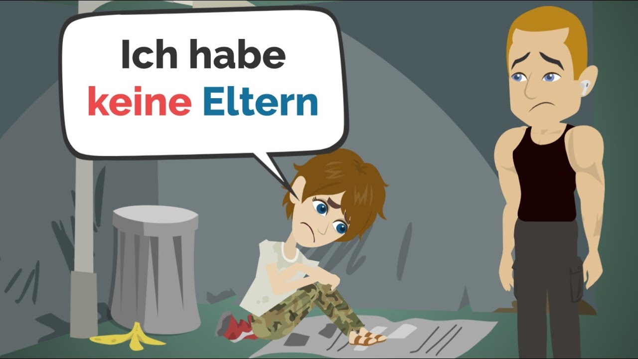 Max trifft einen obdachlosen Jungen | Deutsch lernen