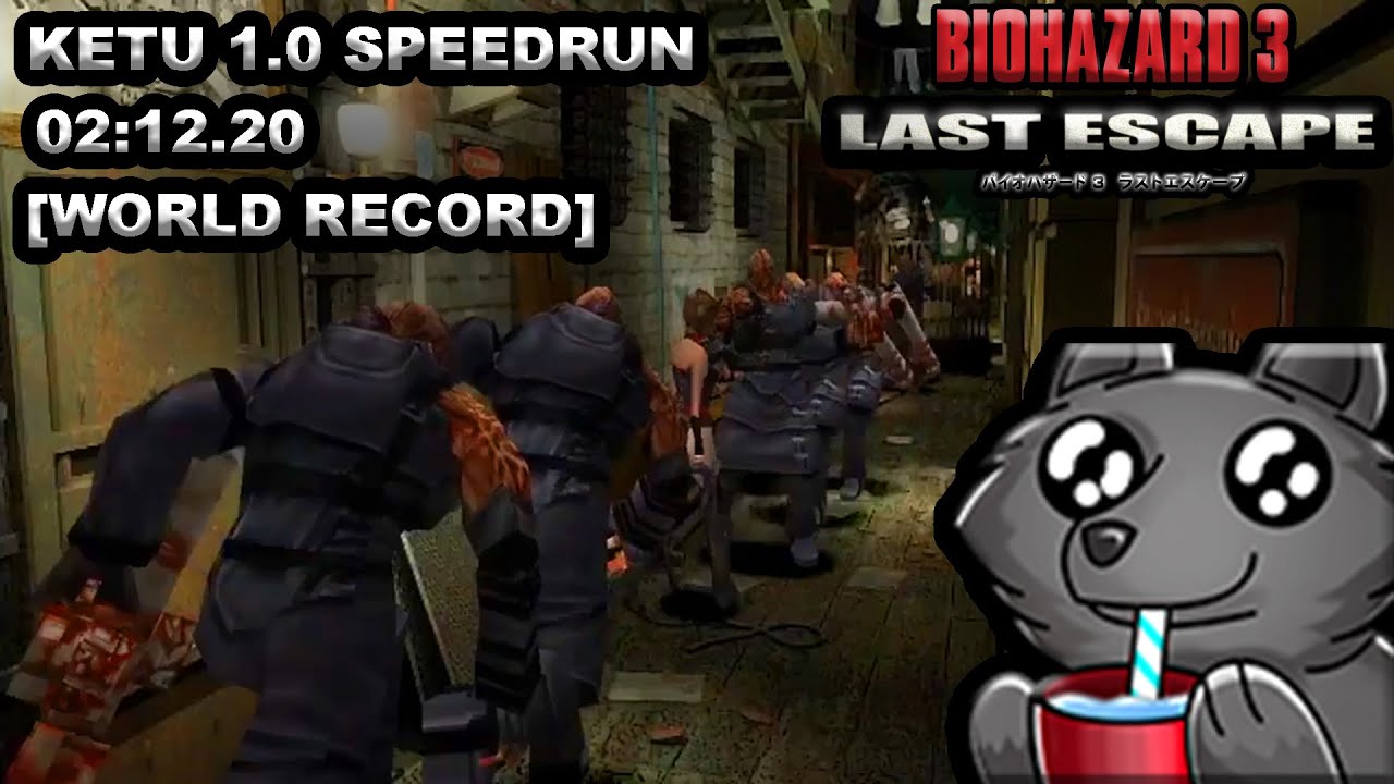 RESIDENT EVIL 3 - KETU 1.0 NEMESIS% SPEEDRUN 02:12.20 [WORLD RECORD]