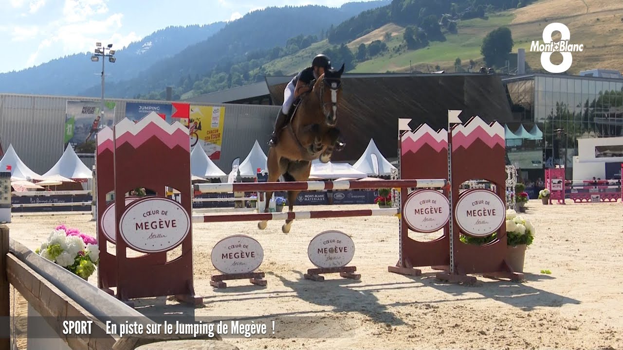 En piste sur le Jumping International de Megève sous la chaleur écrasante