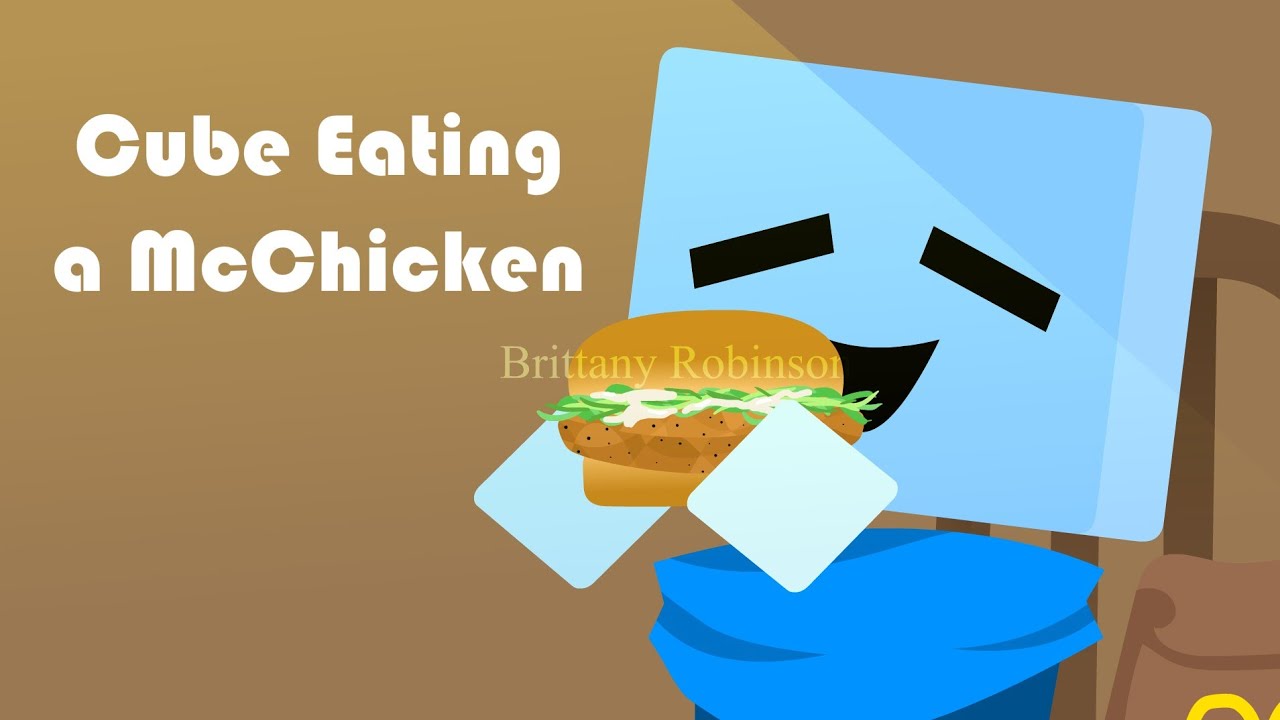 💙 Cube Eating A McChicken 💙 @brittanyrobinson