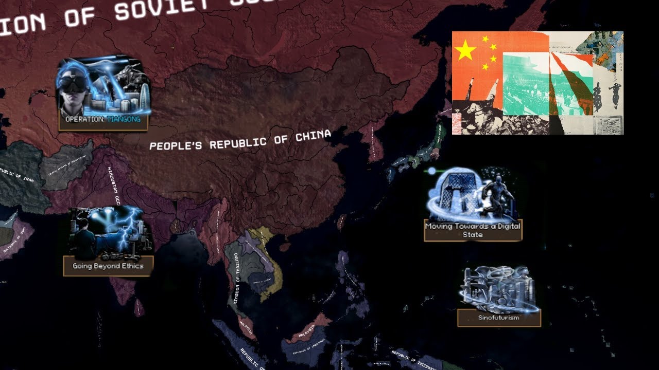 China Scienocracy Futuristic State in The Fire Rises Hearts Of Iron 4