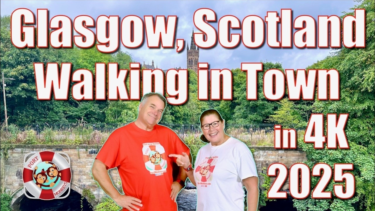 Glasgow (Greenock), Scotland - Walking in Town - What to Do in Port in 4K