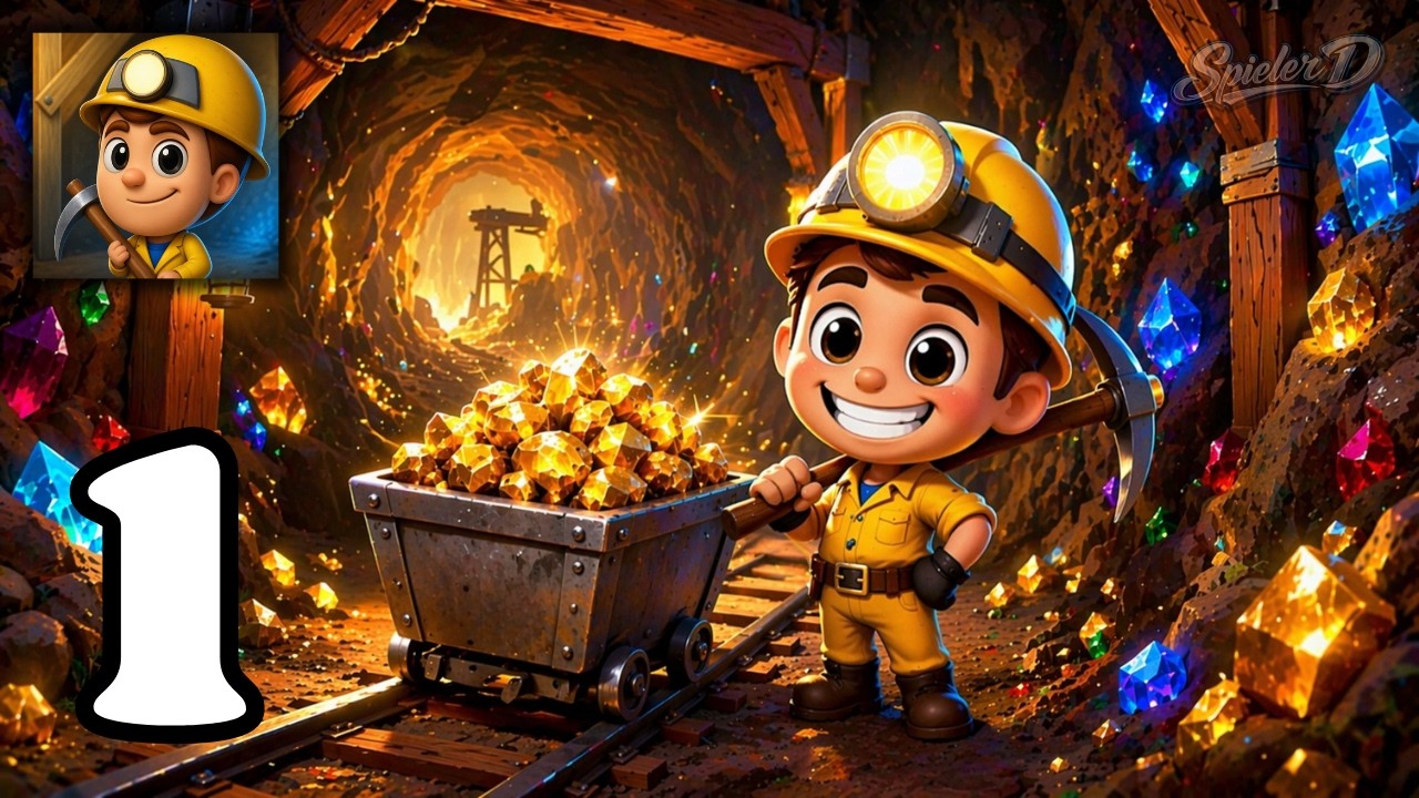 Mining Gold : Idle Miner Tycoon | Gameplay Walkthrough Part 1 | Mining Madness | Android, iOS