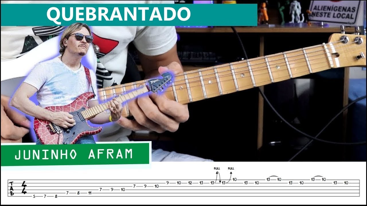 Quebrantado | Vineyard | Solo Vídeo Aula + TAB JUNINHO AFRAM ( Feat Juninho Afram )