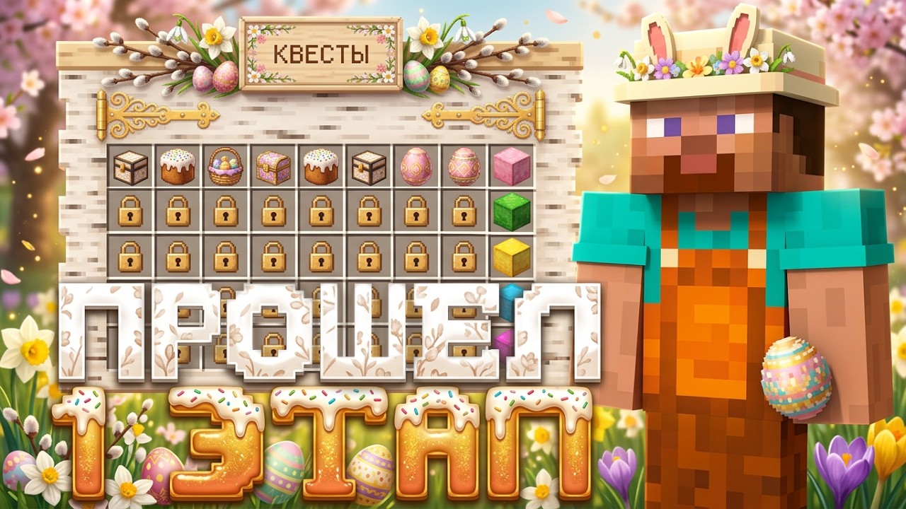 🐣Я Прошел ЭТАПЫ ПАСХАЛЬНОГО Джамшута ! Пасхальный ВАЙП