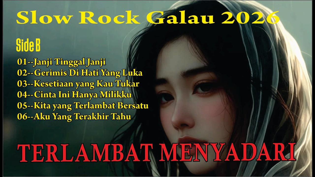 Slow Rock Galau Terbaru 2026 💔 Aku Yang Terakhir Tahu – Gerimis Di Hati Yang Luka